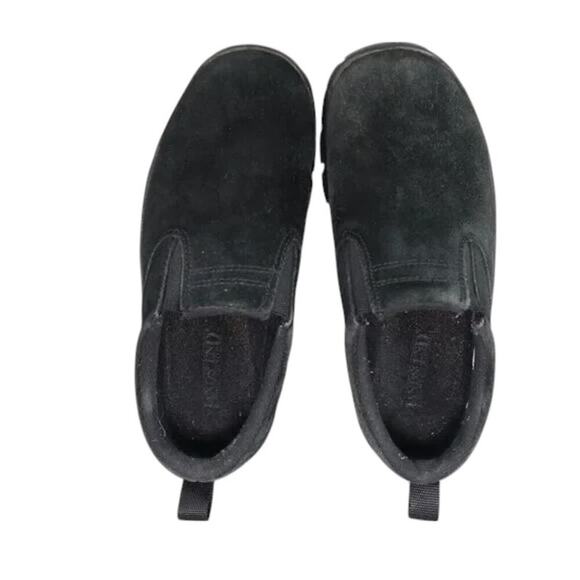 Lands End Shoes Womens 5 Slip On Moc Clog Black Leather Comfort Casual Active - Picture 8 of 12